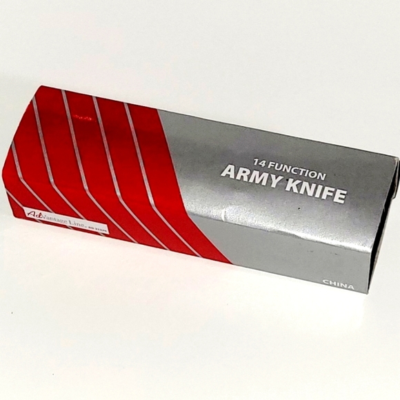 Knife, Multi Tool - 14 Function Tools in One, Army Knife Blue, New in Box - Picture 7 of 7